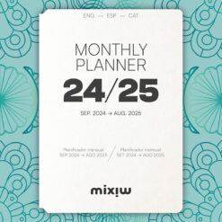 Monthly Planner 2024/25. Mixiw Notebooks